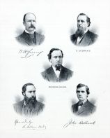 Allan, George Baldwin, La County, Young, John Bottensek, Wisconsin State Atlas 1881
